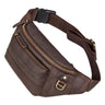 "Adelmo" Bolsa de Cintura Homem em Pele Vintage