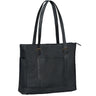 "Solaya" Bolsa Shopper Feminina em Couro Grande com Compartimento para Portátil 15,6 Polegadas