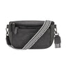 “Iowa” Bolsa Crossbody Feminina em Couro