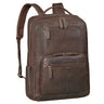 "Laurenz" Mochila Homem Pele XL 15,6-17,3 Polegadas com Compartimento Tablet Faixa