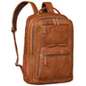 "Laurenz" Mochila Homem Pele XL 15,6-17,3 Polegadas com Compartimento Tablet Faixa