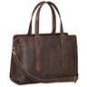 "Evelina" Elegante Leder Shopper Damen Groß 15,6 Zoll - 16 Zoll Laptop