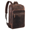 B-WARE "Malik" Business Rucksack Leder Groß