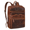 "Quinten" Mochila de Couro 16'' para Laptop Homens e Mulheres
