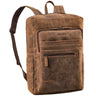 "Gilbert" Mochila Couro Grande Homens e Mulheres Laptop 15 - 16 Polegadas