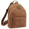 "Bea" Mochila elegante de couro para mulheres Backpack tamanho médio