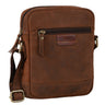 "Brian" Bolsa Vintage de Couro para Ombro Pequena Messenger