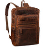 "Gilbert" Mochila Couro Grande Homens e Mulheres Laptop 15 - 16 Polegadas