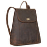 "Victoria II" Mochila de Couro Vintage Senhora